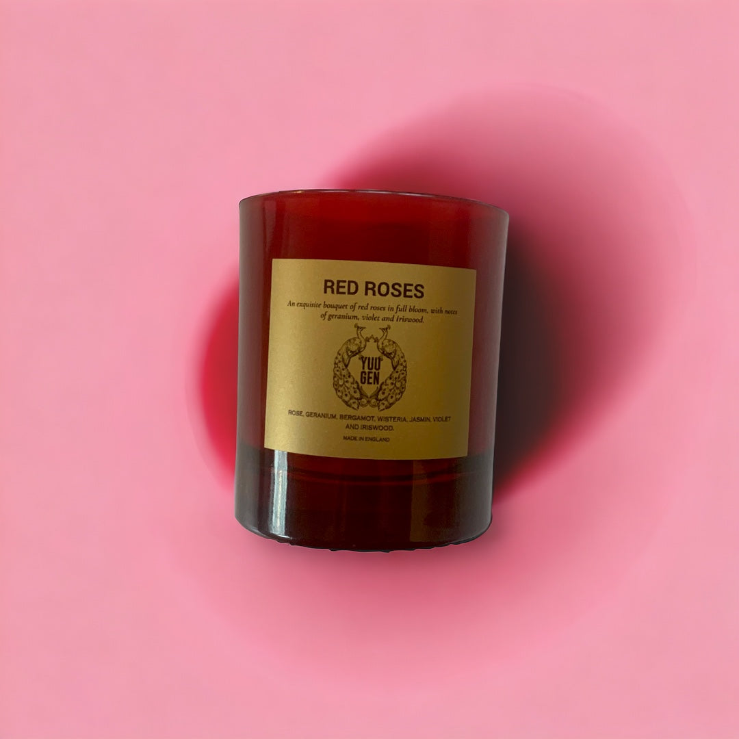RED ROSES CANDLE